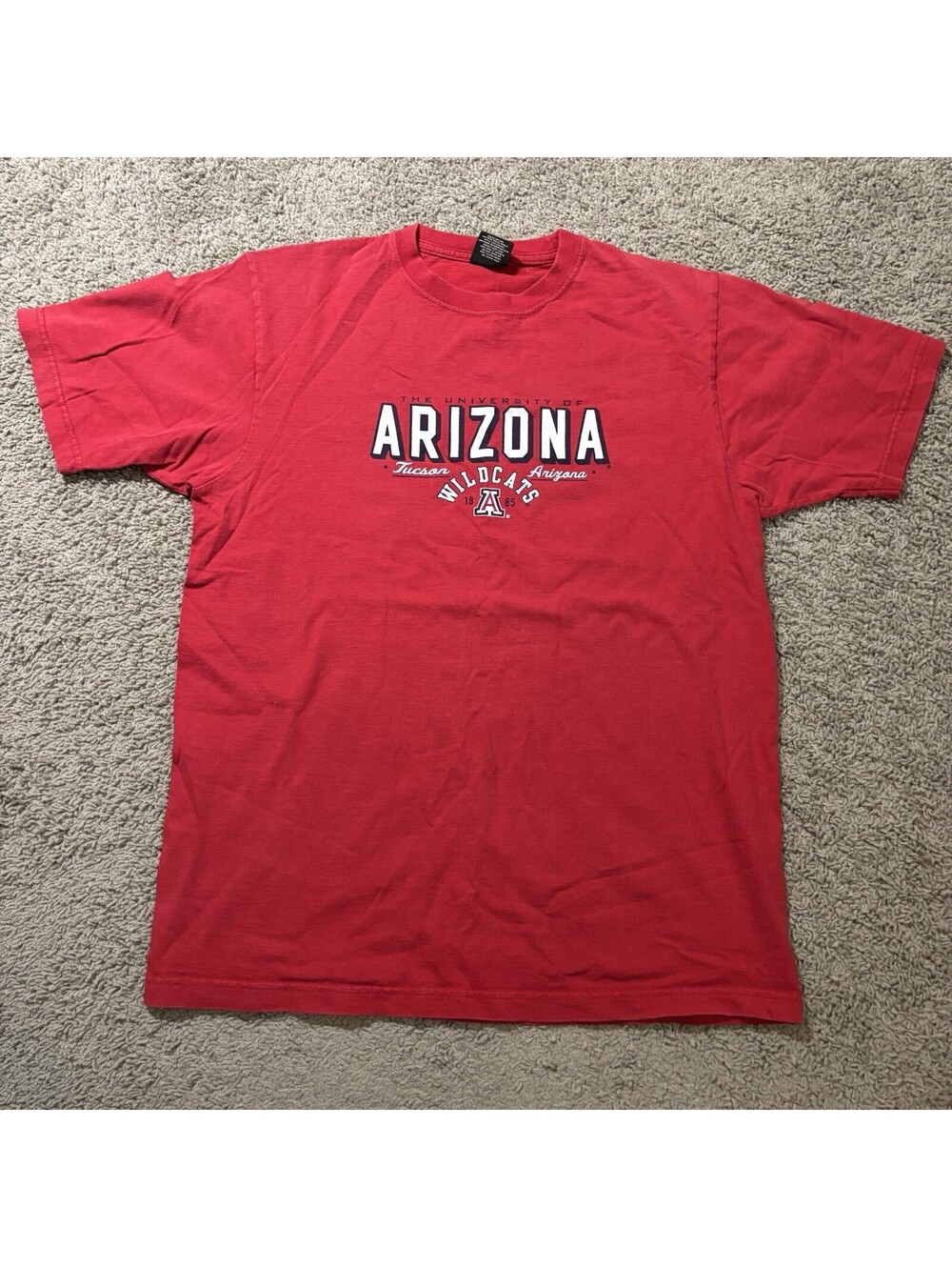 Vintage University of Arizona Wildcats Shirt Mens Medium Red Gear For Sports M